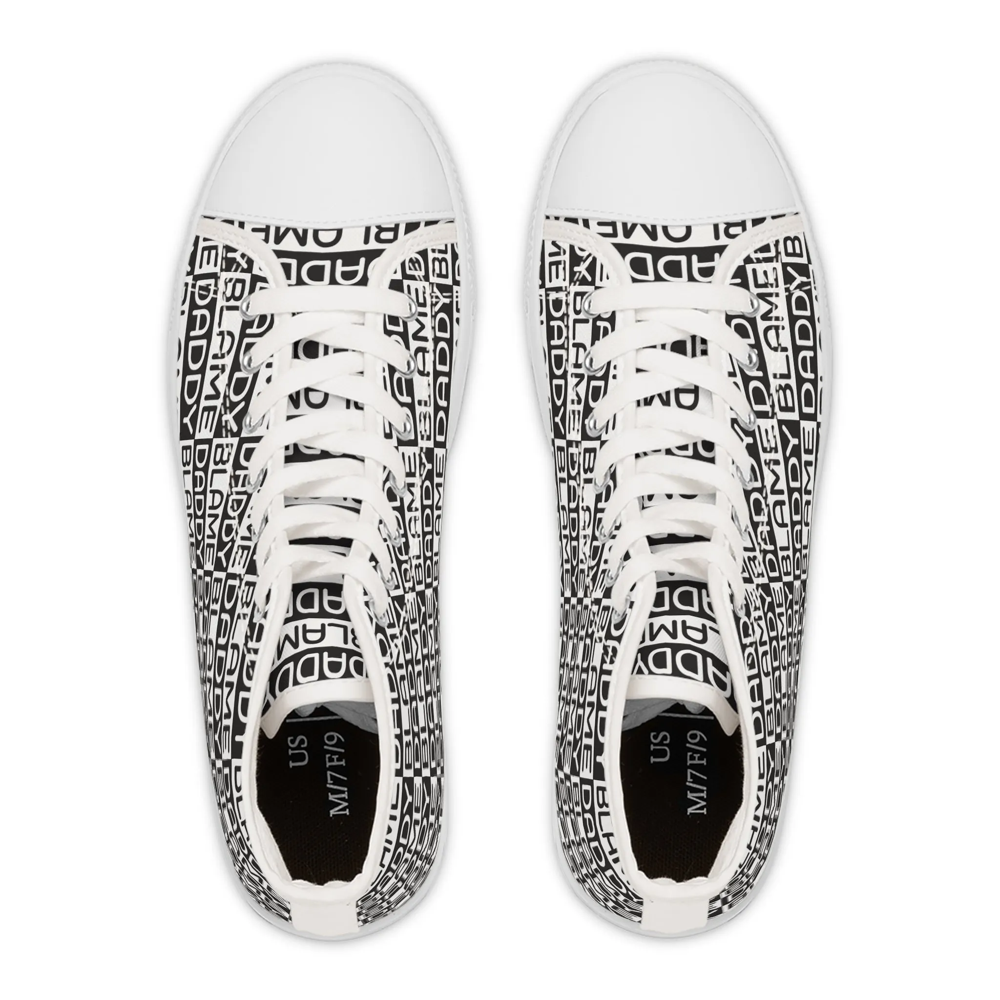 Blame Daddy Women's High Top Sneakers
