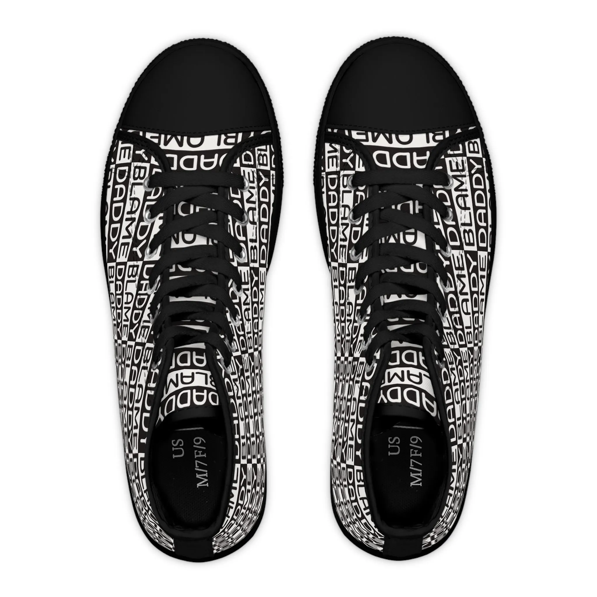 Blame Daddy Women's High Top Sneakers
