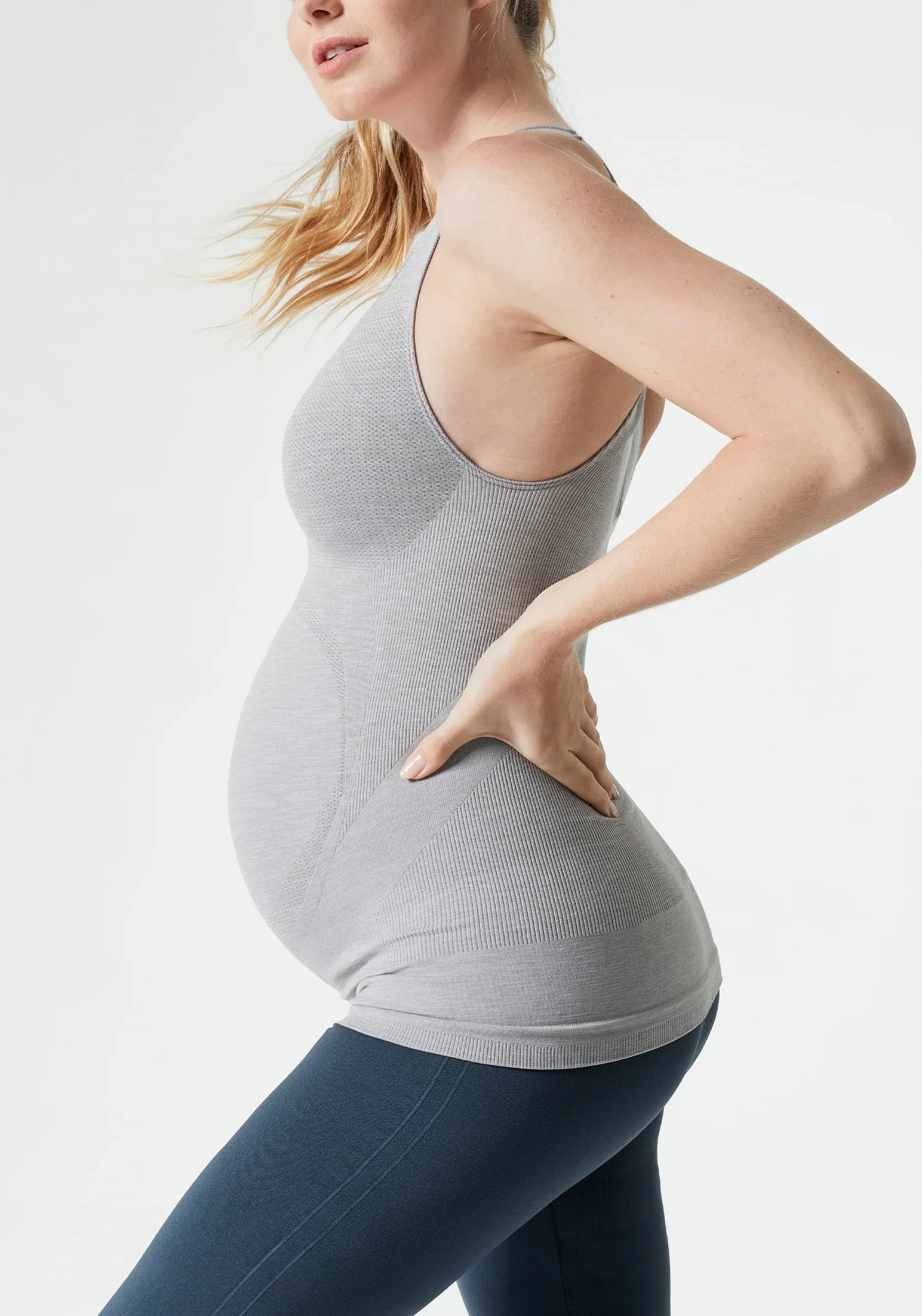 Blanqi grey maternity tank - Small