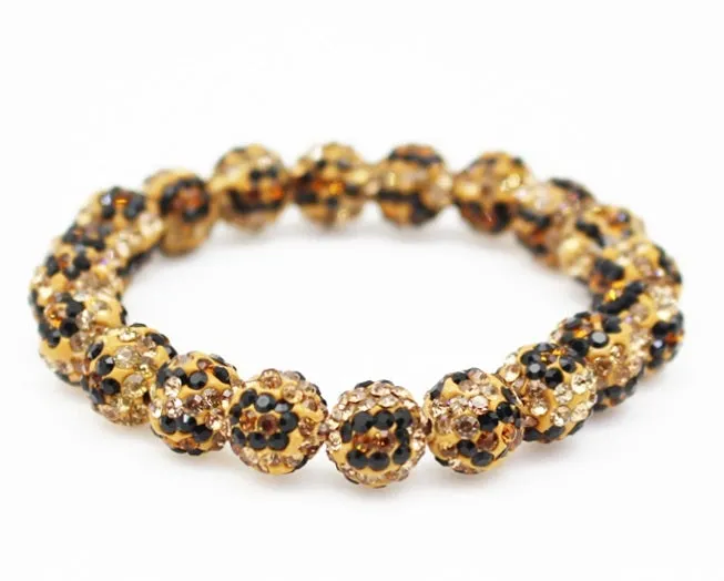 BLING Leopard Pave Rhinestone Bracelet