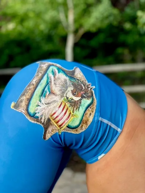 Blue "Papillon"Tank Top