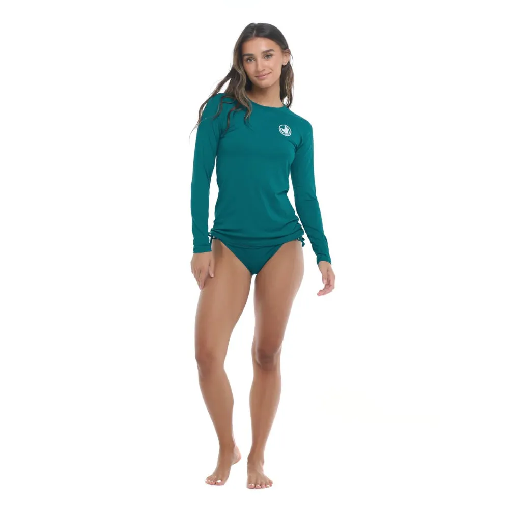 BODY GLOVE SMOOTHIES SLEEK RASH GUARD KINGFISHER