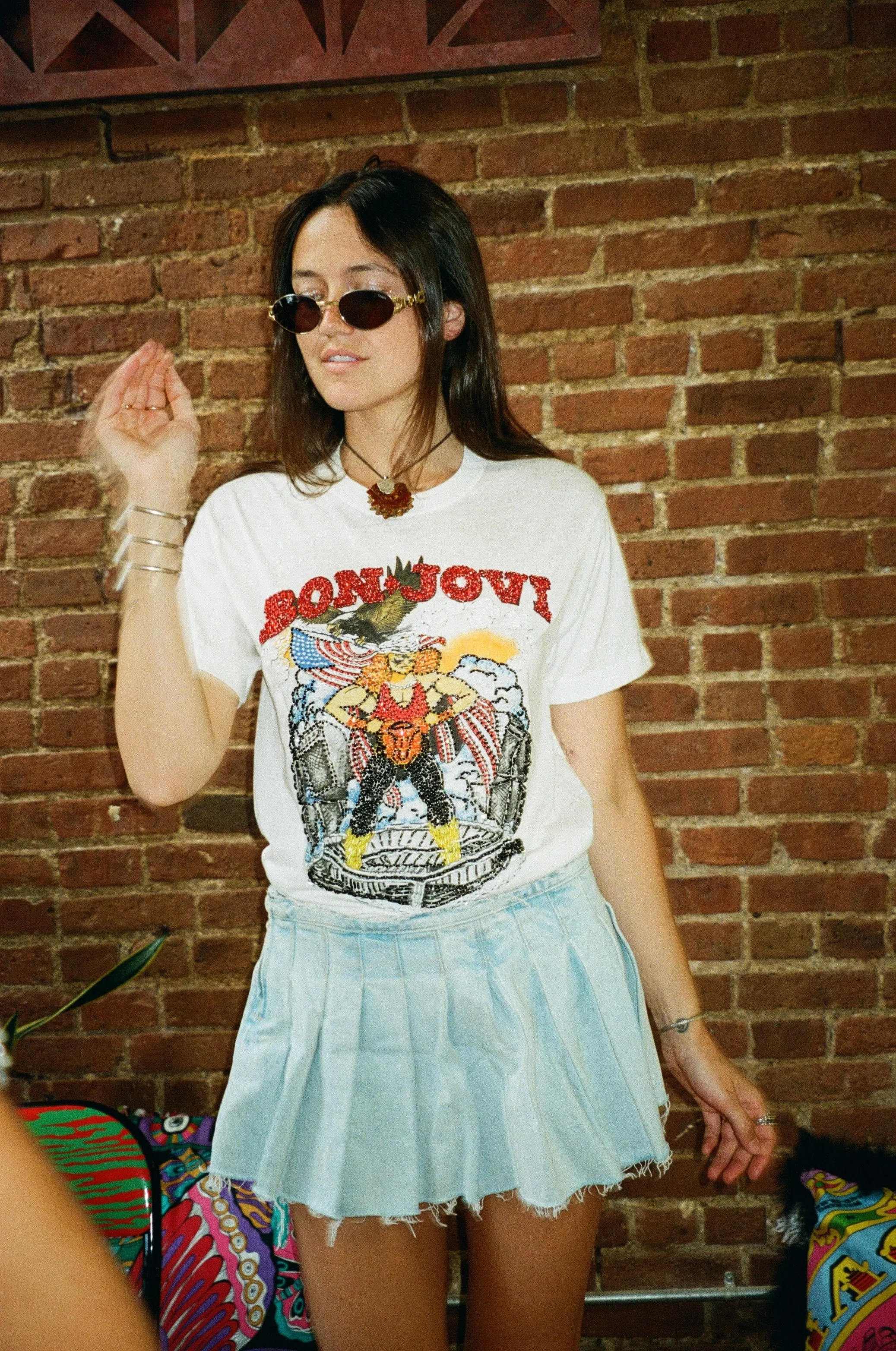 Bon Jovi Beaded Top