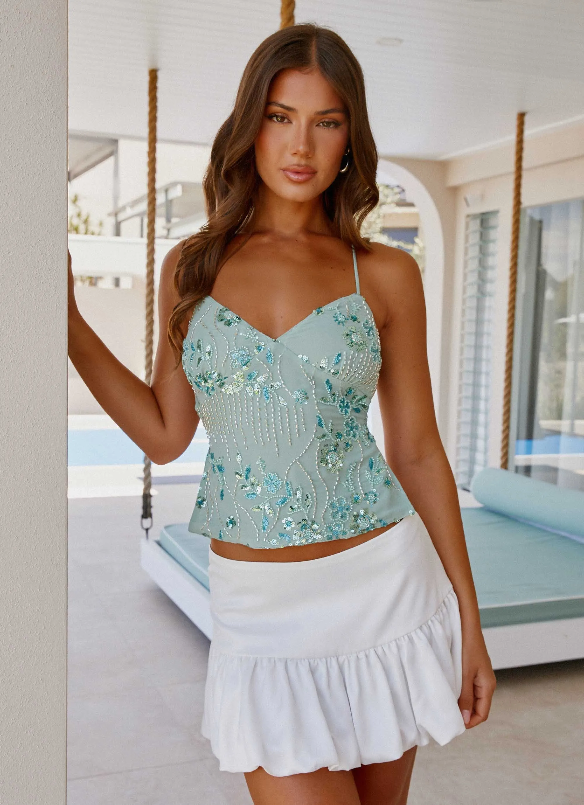 Bonava Exclusive | Kamilla Sequin Cami Top