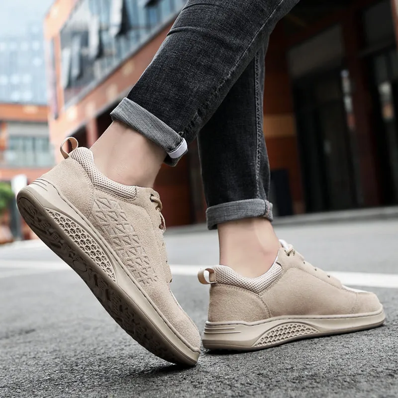 British Fashion Men High Top Sneakers