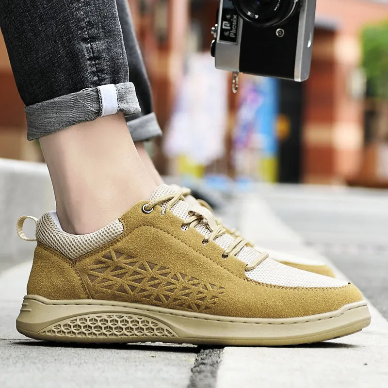 British Fashion Men High Top Sneakers