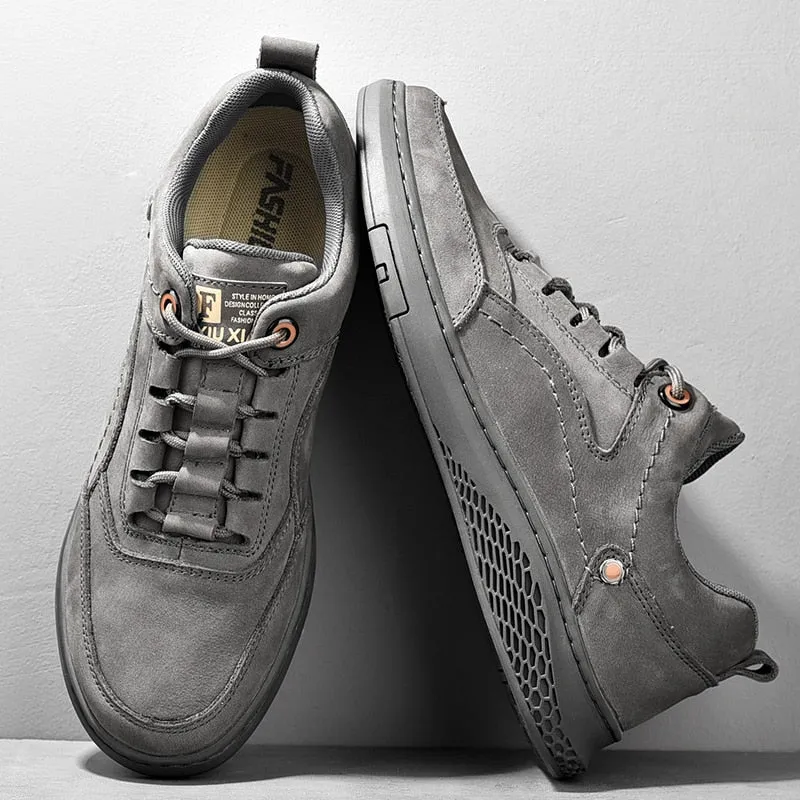 British Fashion Men High Top Sneakers