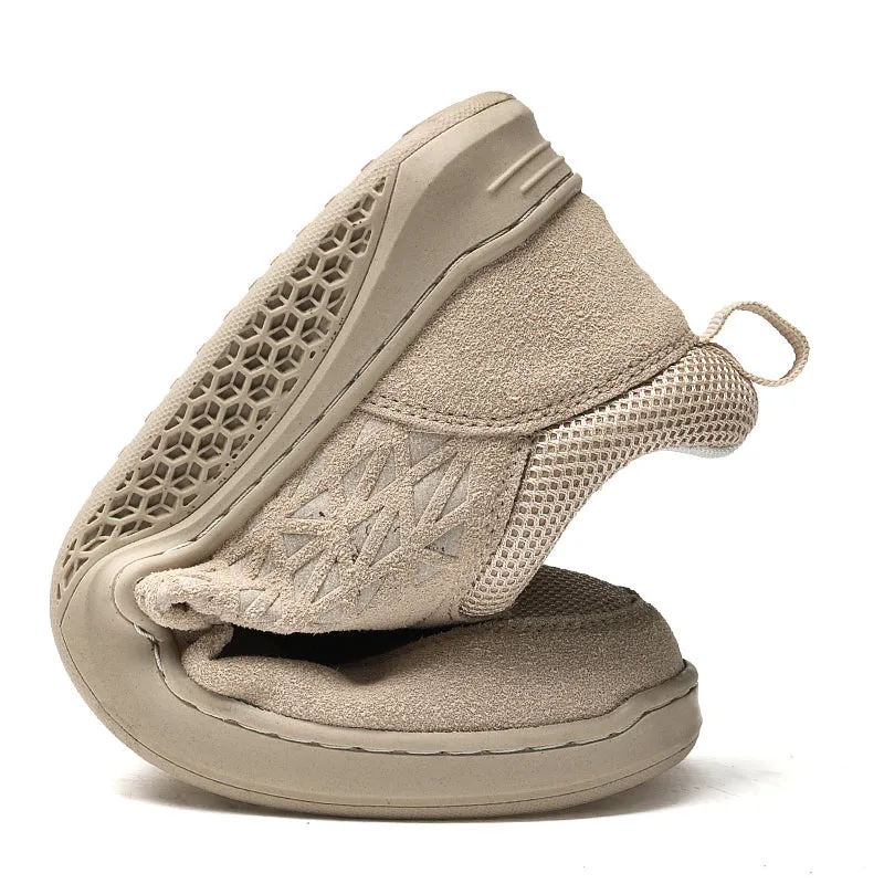 British Fashion Men High Top Sneakers