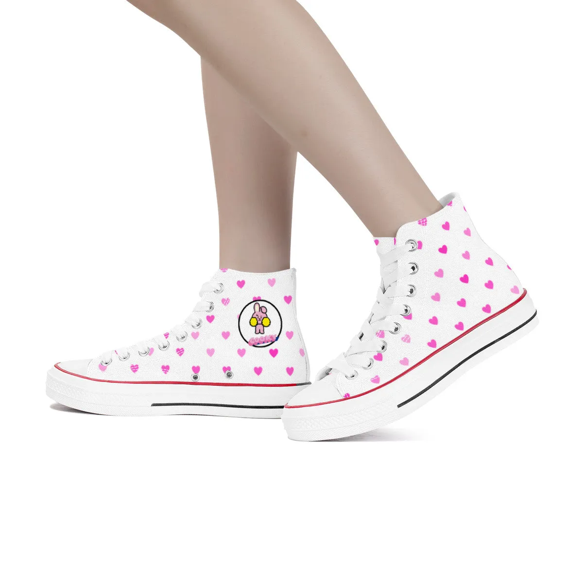 BT21 Cooky High Top Canvas Sneakers
