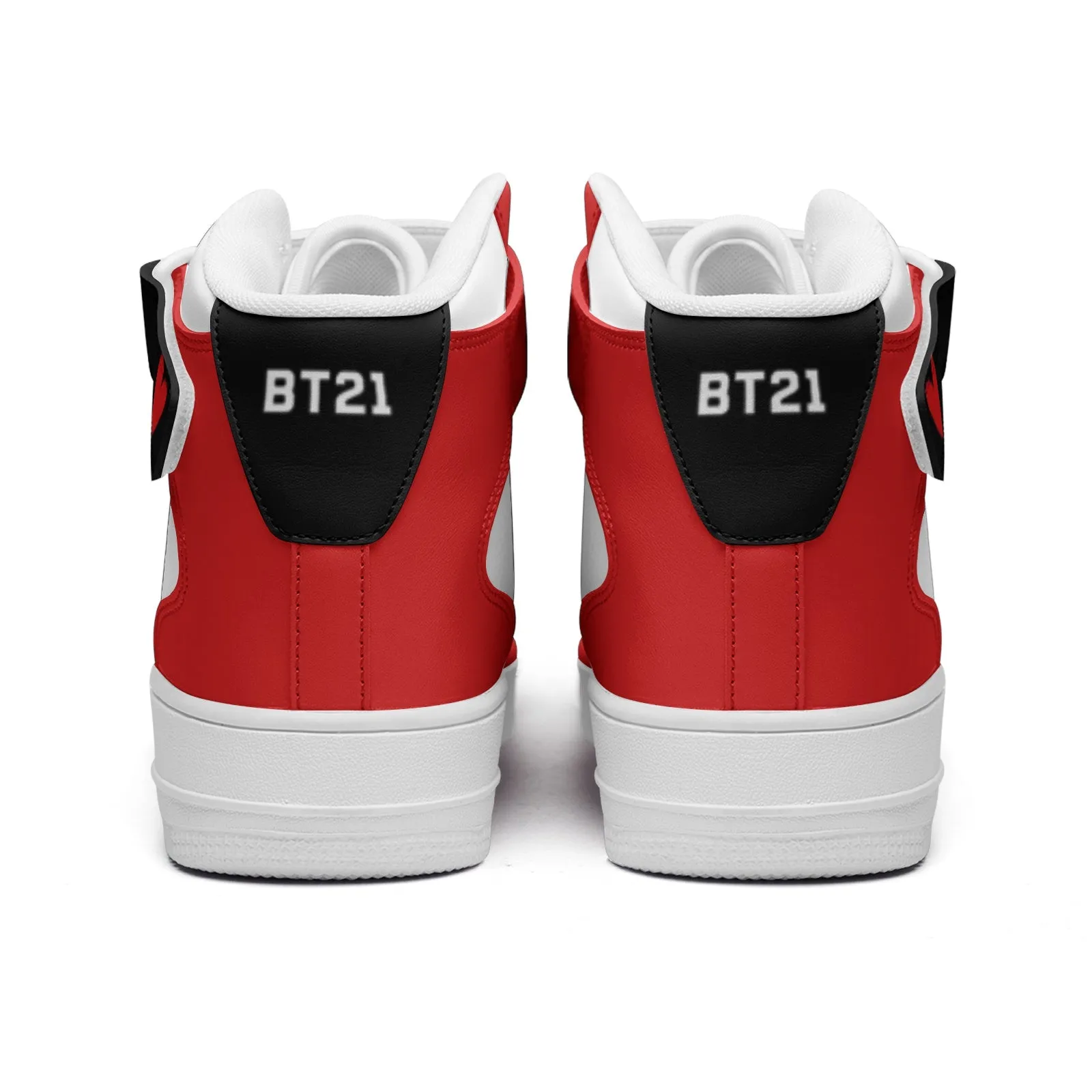 BT21 Tata Unisex high Top Leather Sneakers