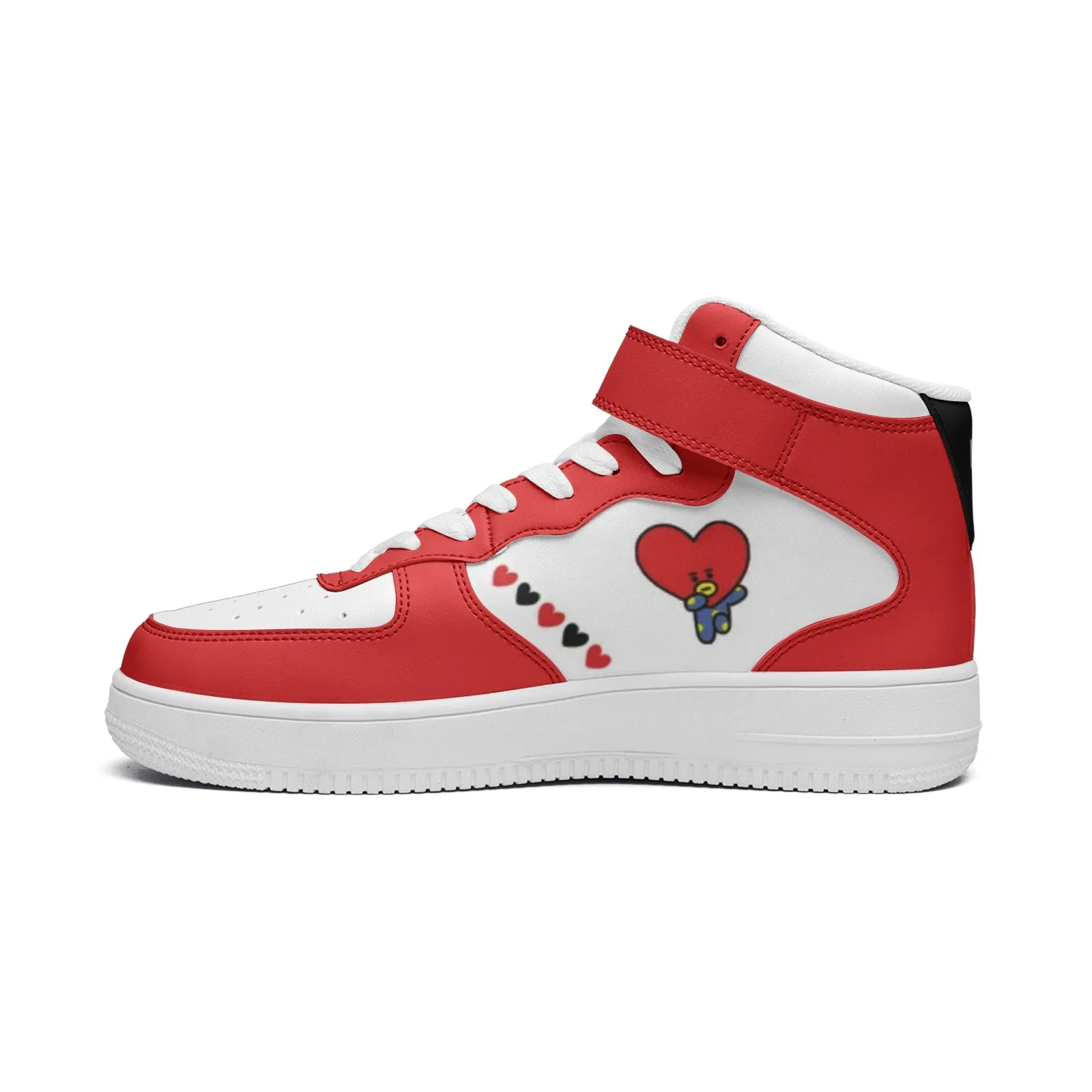 BT21 Tata Unisex high Top Leather Sneakers