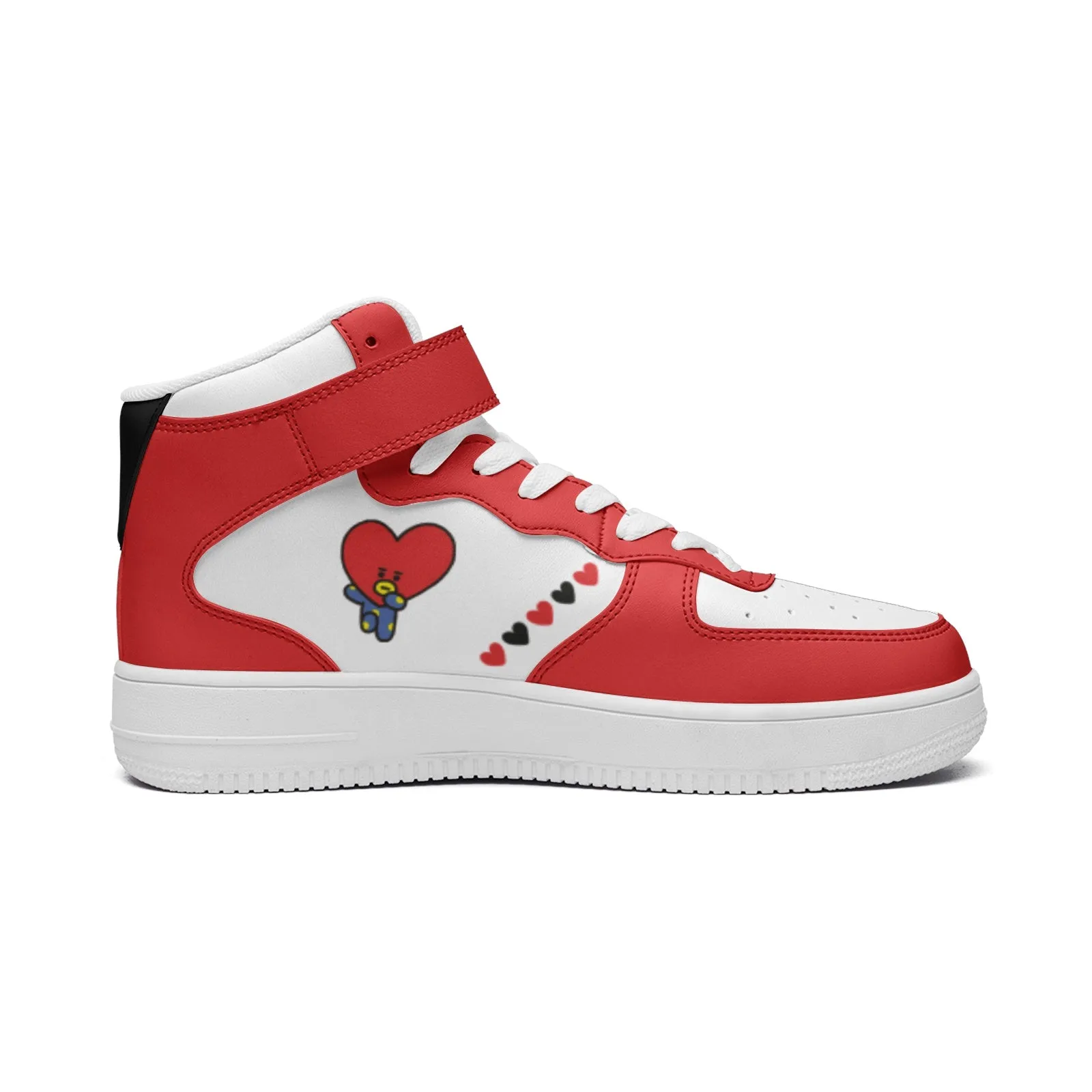 BT21 Tata Unisex high Top Leather Sneakers