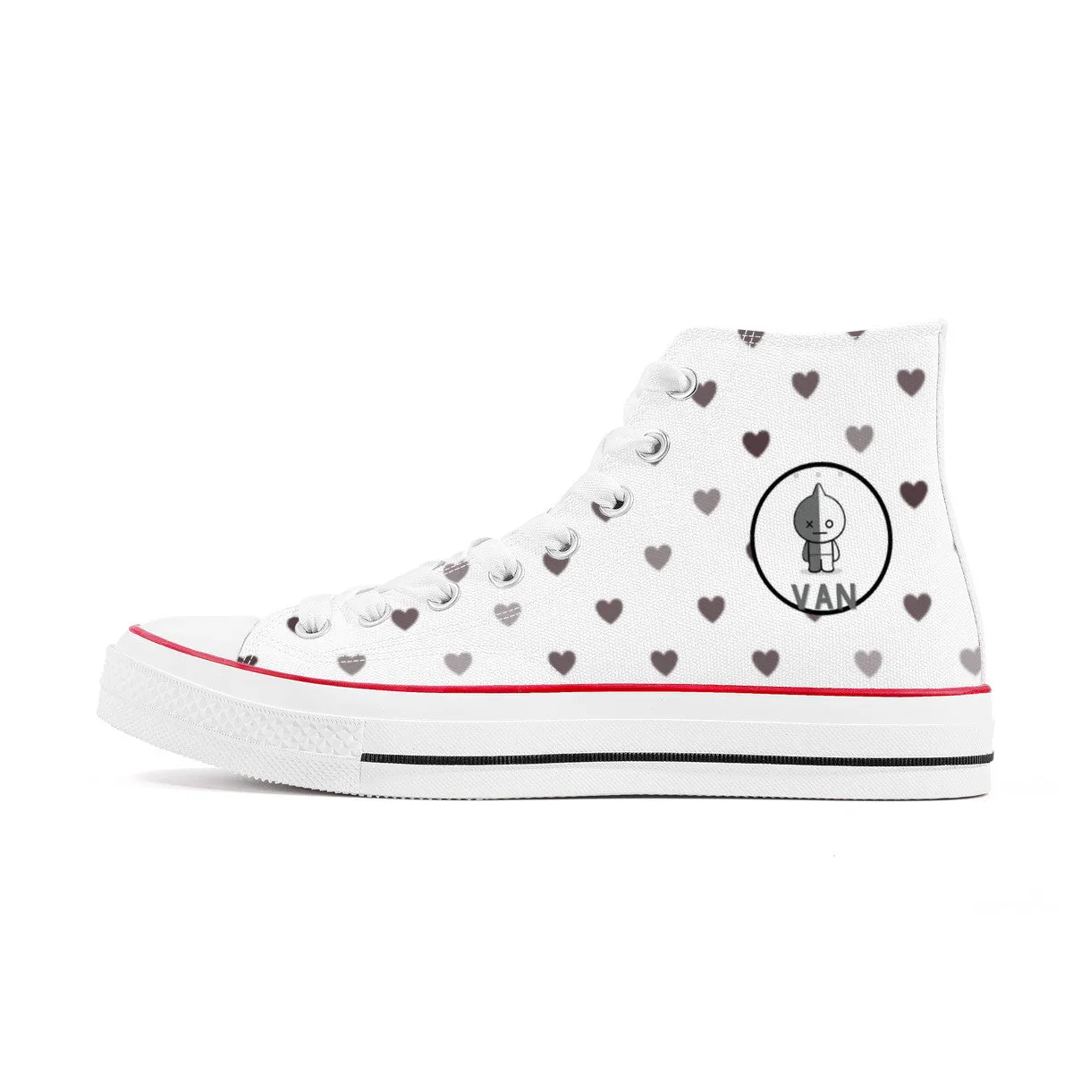 BT21 VAN High Top Canvas Sneakers
