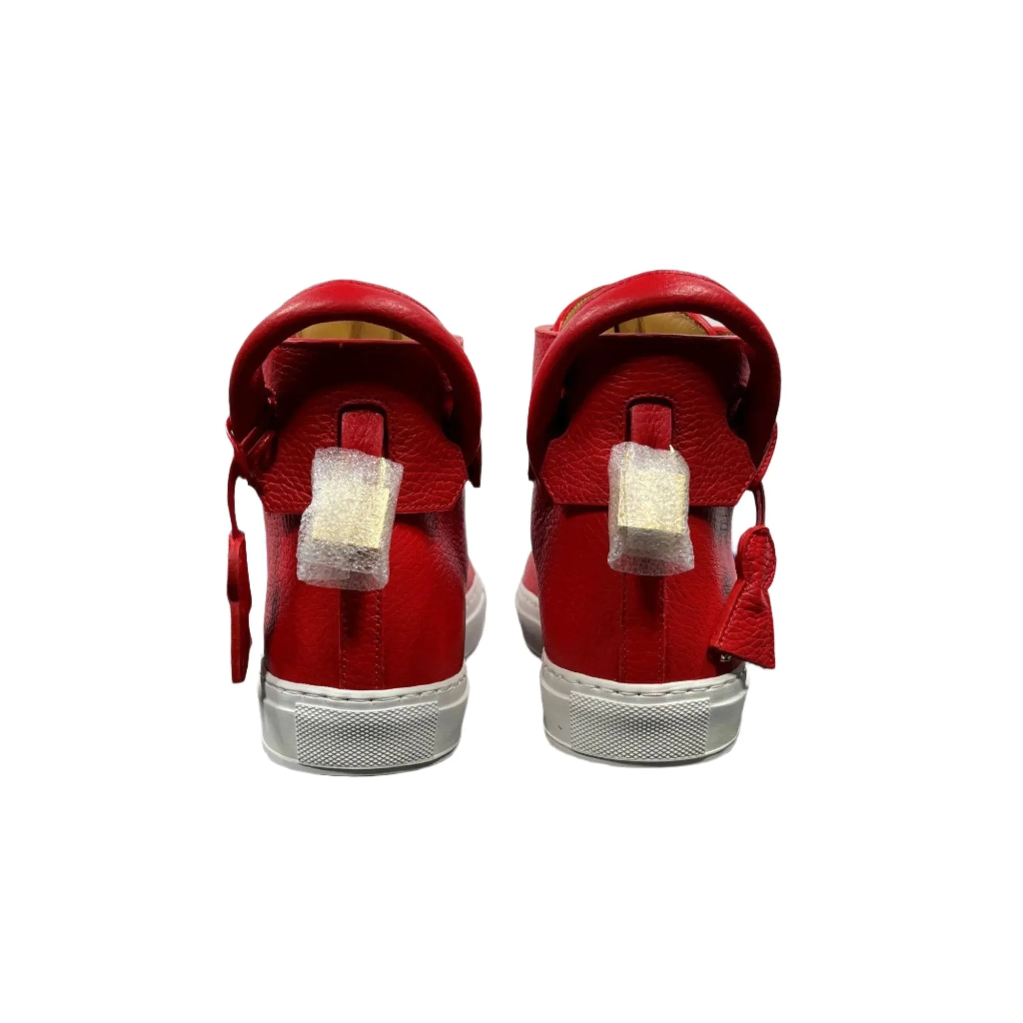 Buscemi  125mm Red/White Leather Sneakers SAMPLE