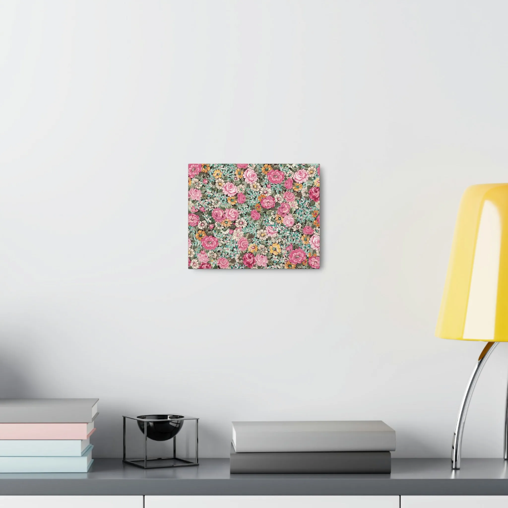 Canvas Gallery Wraps / bright pink floral