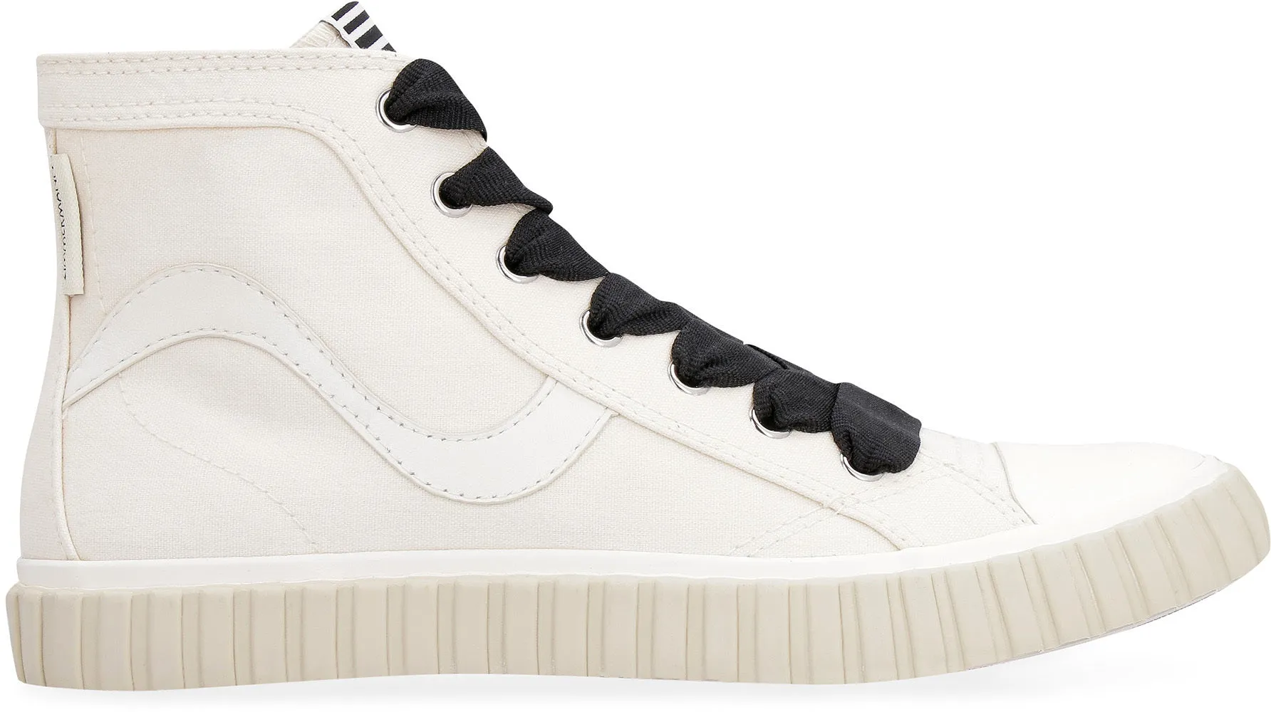 Canvas high-top sneakers