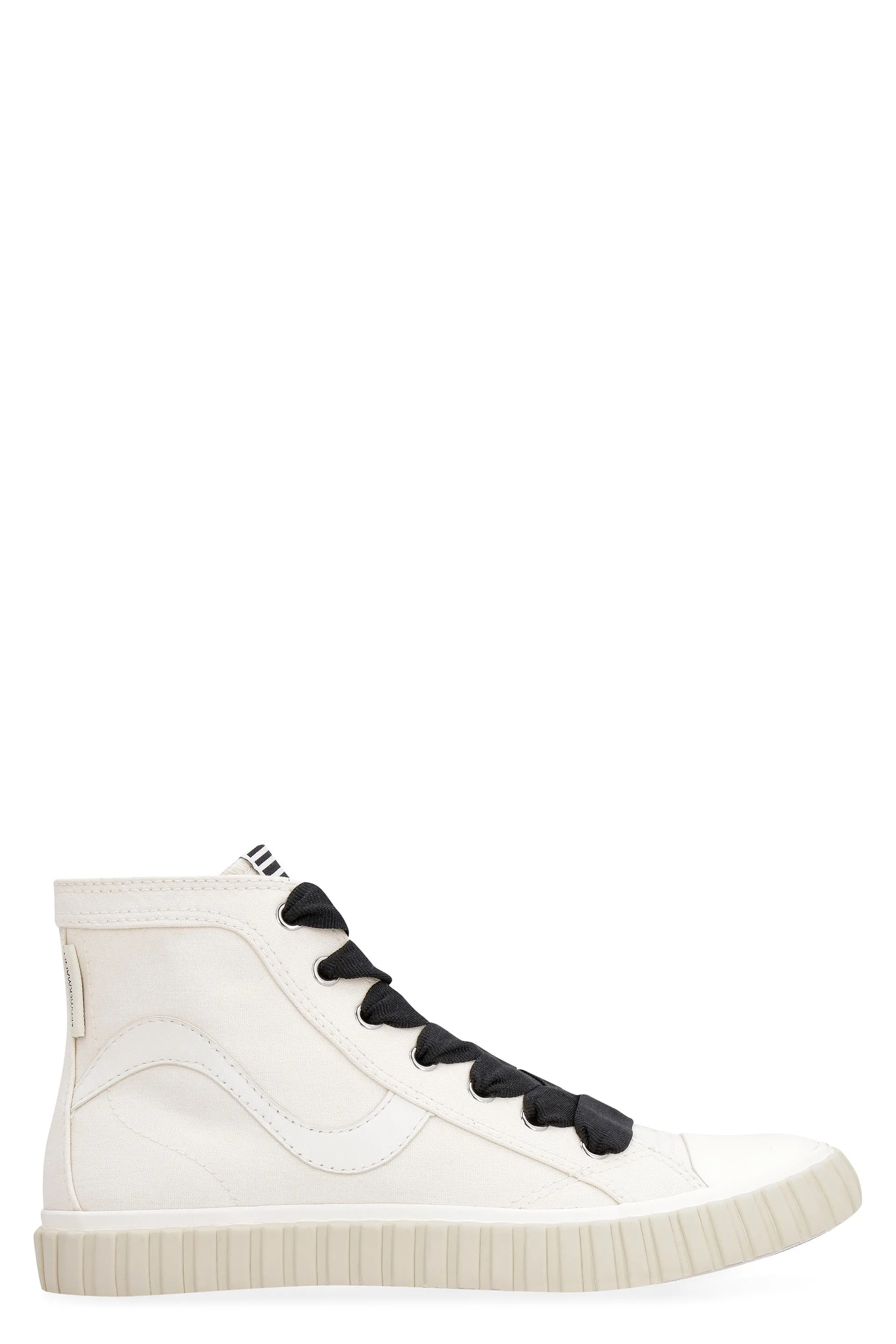 Canvas high-top sneakers