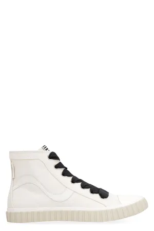 Canvas high-top sneakers
