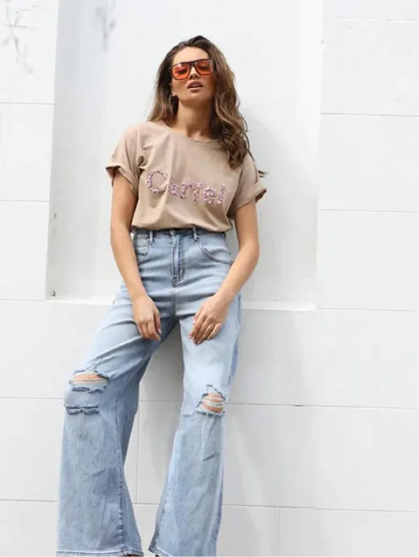 Cartel Top Beige