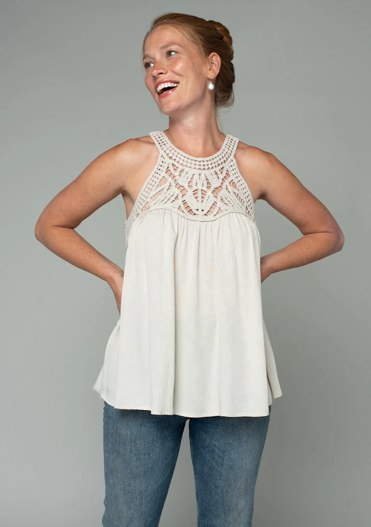 Casey Crochet Tank Top