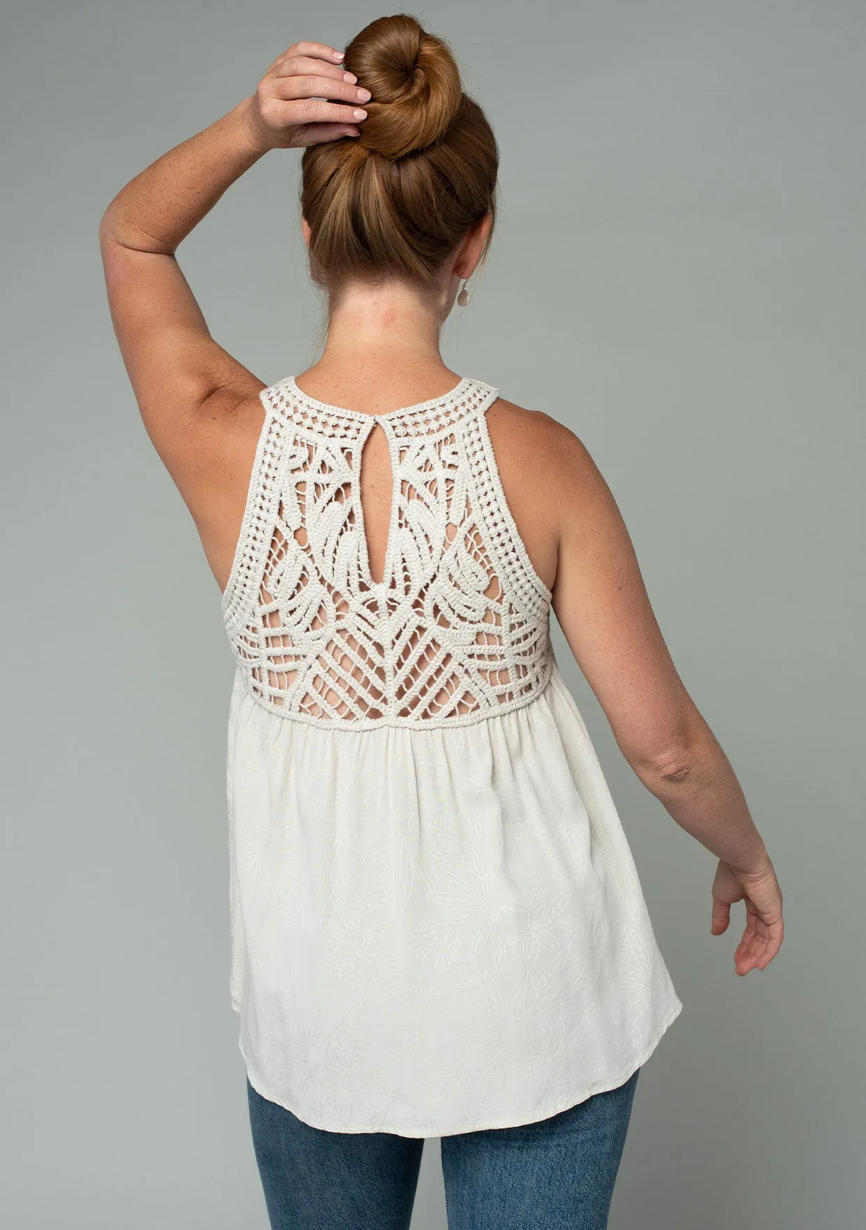 Casey Crochet Tank Top