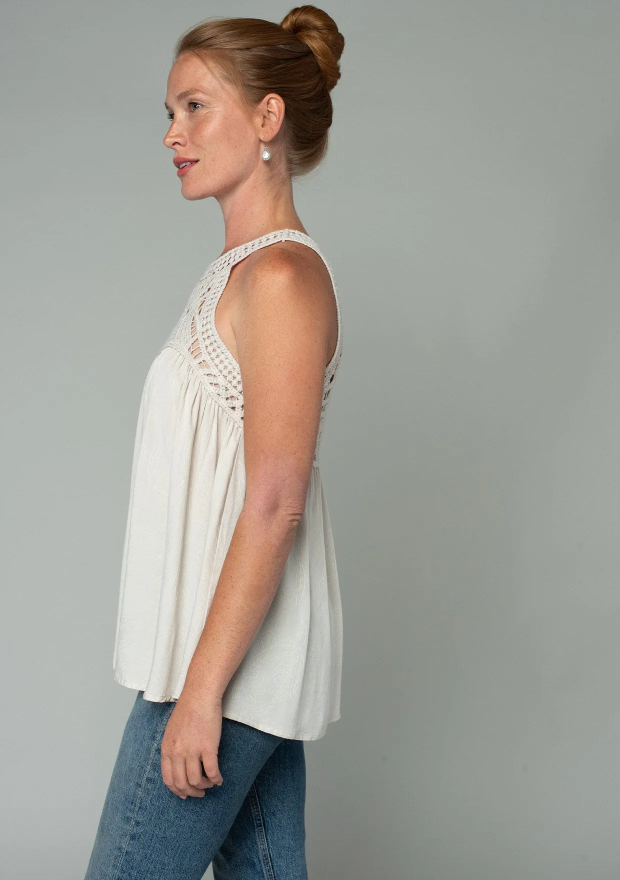 Casey Crochet Tank Top