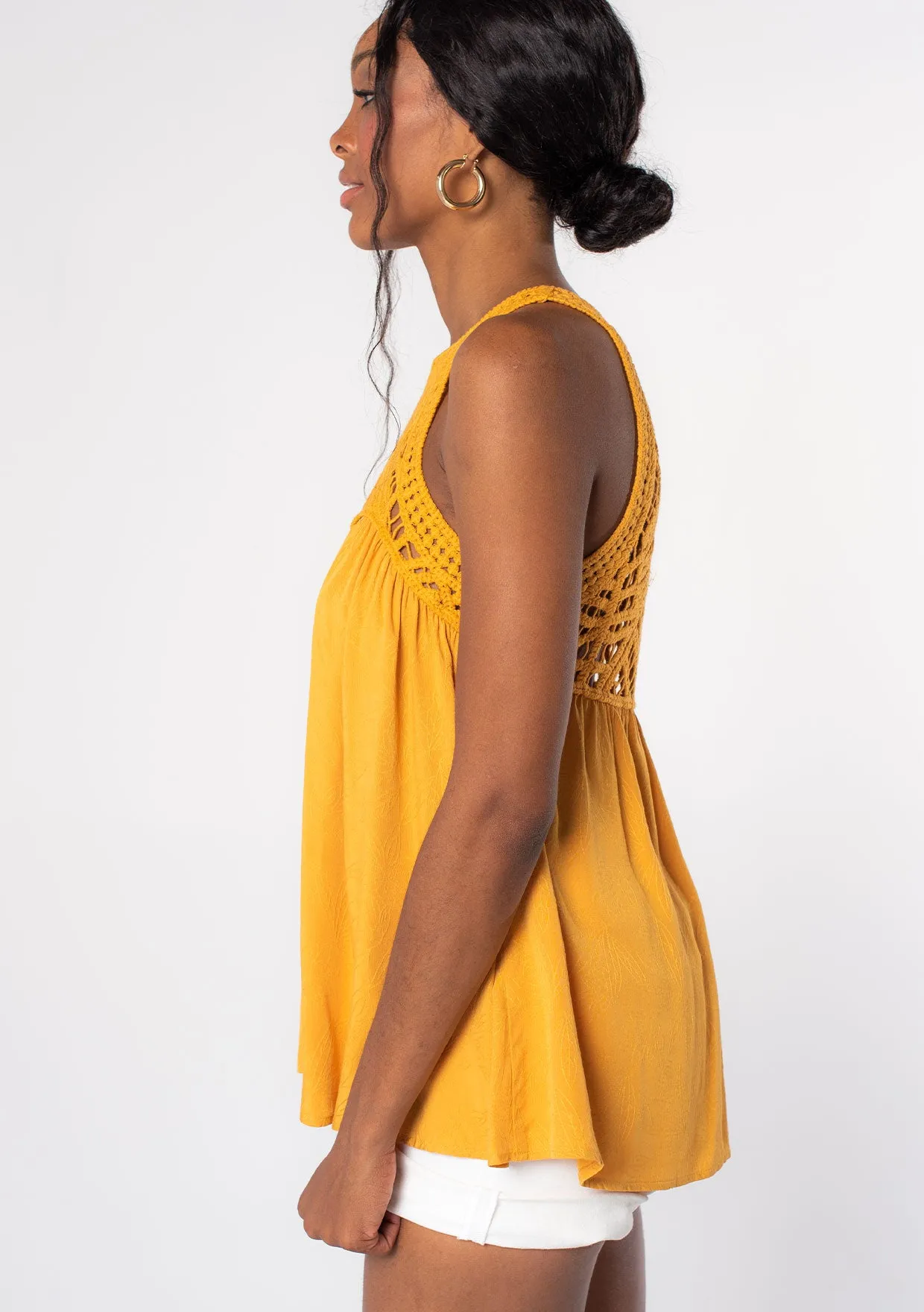 Casey Crochet Tank Top