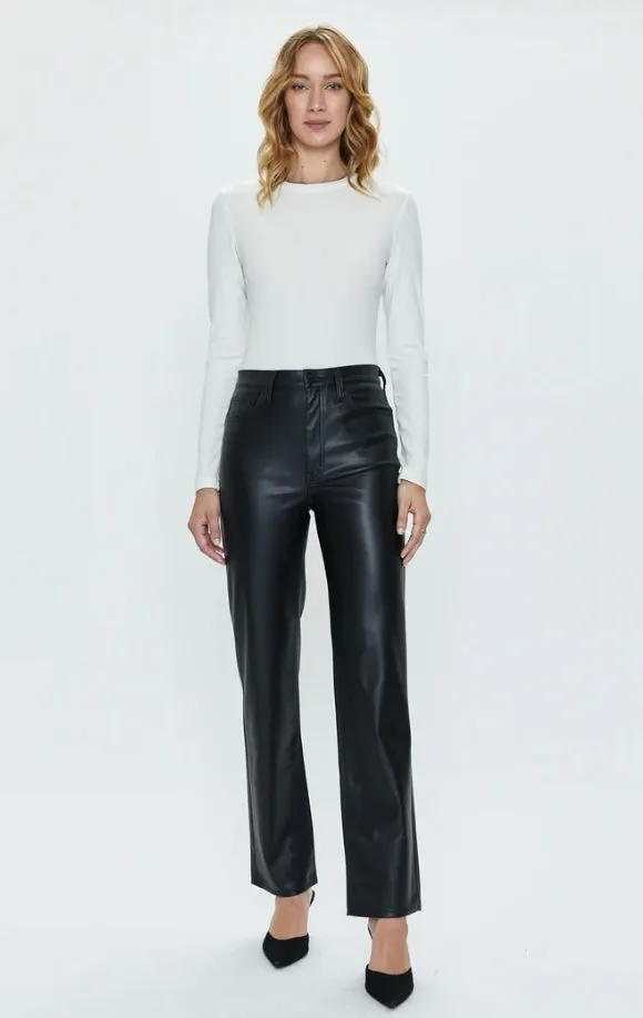 CASSIE SUPER HIGH RISE STRAIGHT - SLATE BLACK
