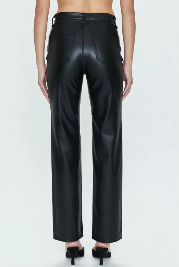 CASSIE SUPER HIGH RISE STRAIGHT - SLATE BLACK