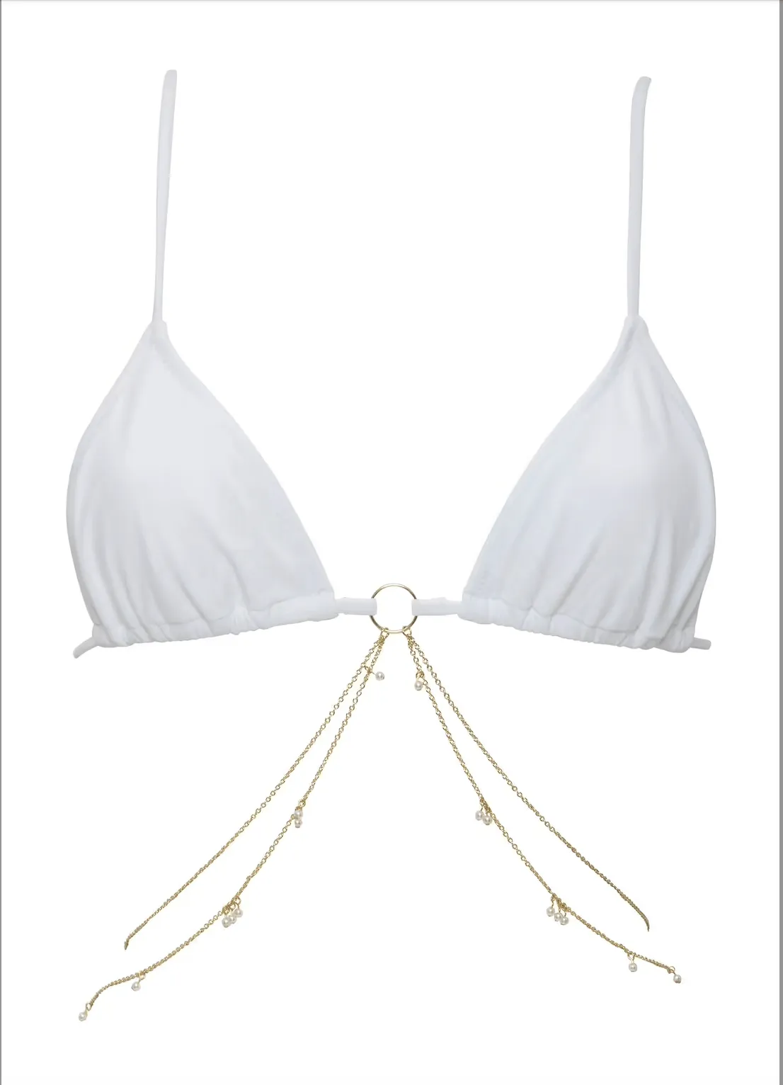 Chain Top in White