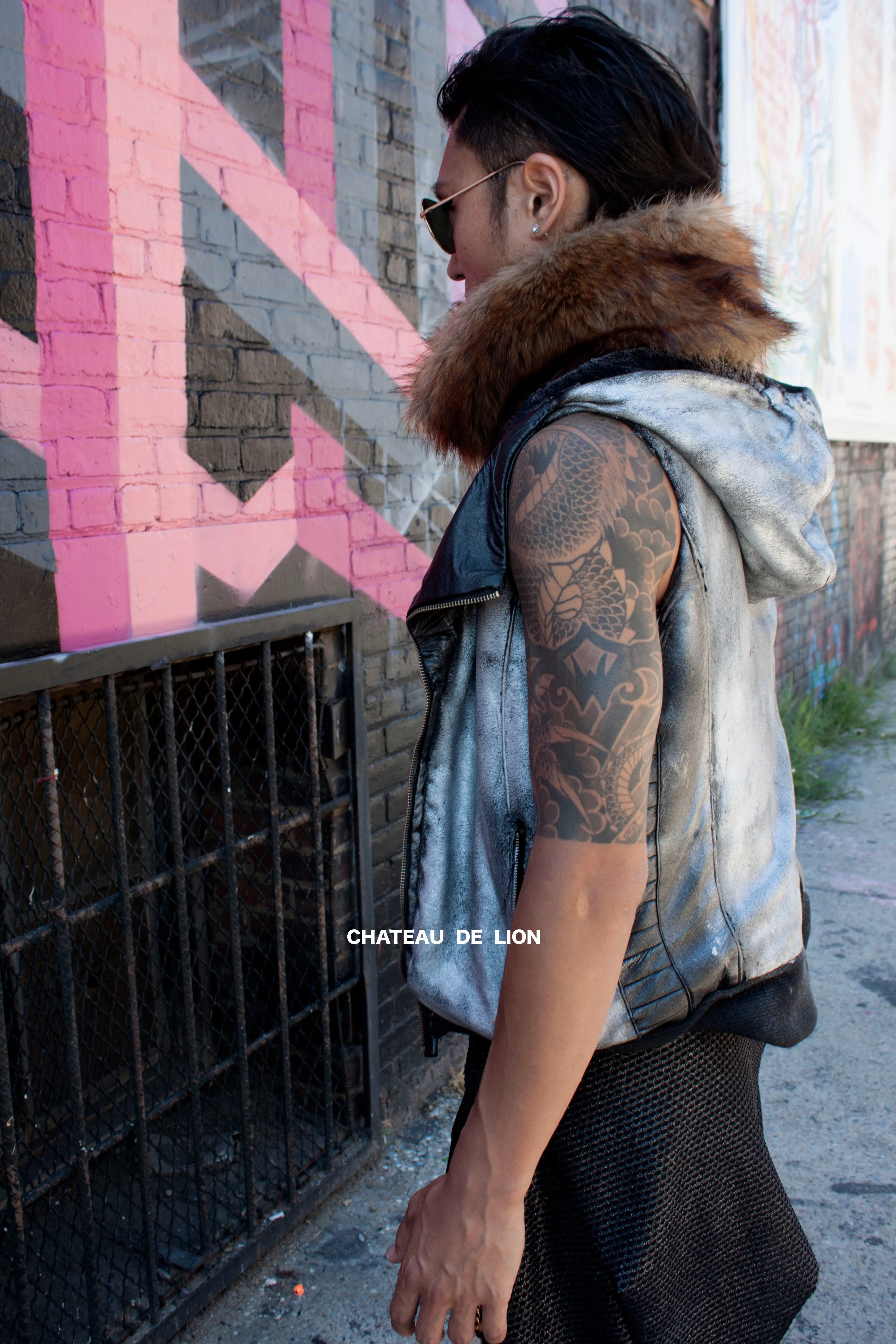 Chain Vegan Fur Accessory