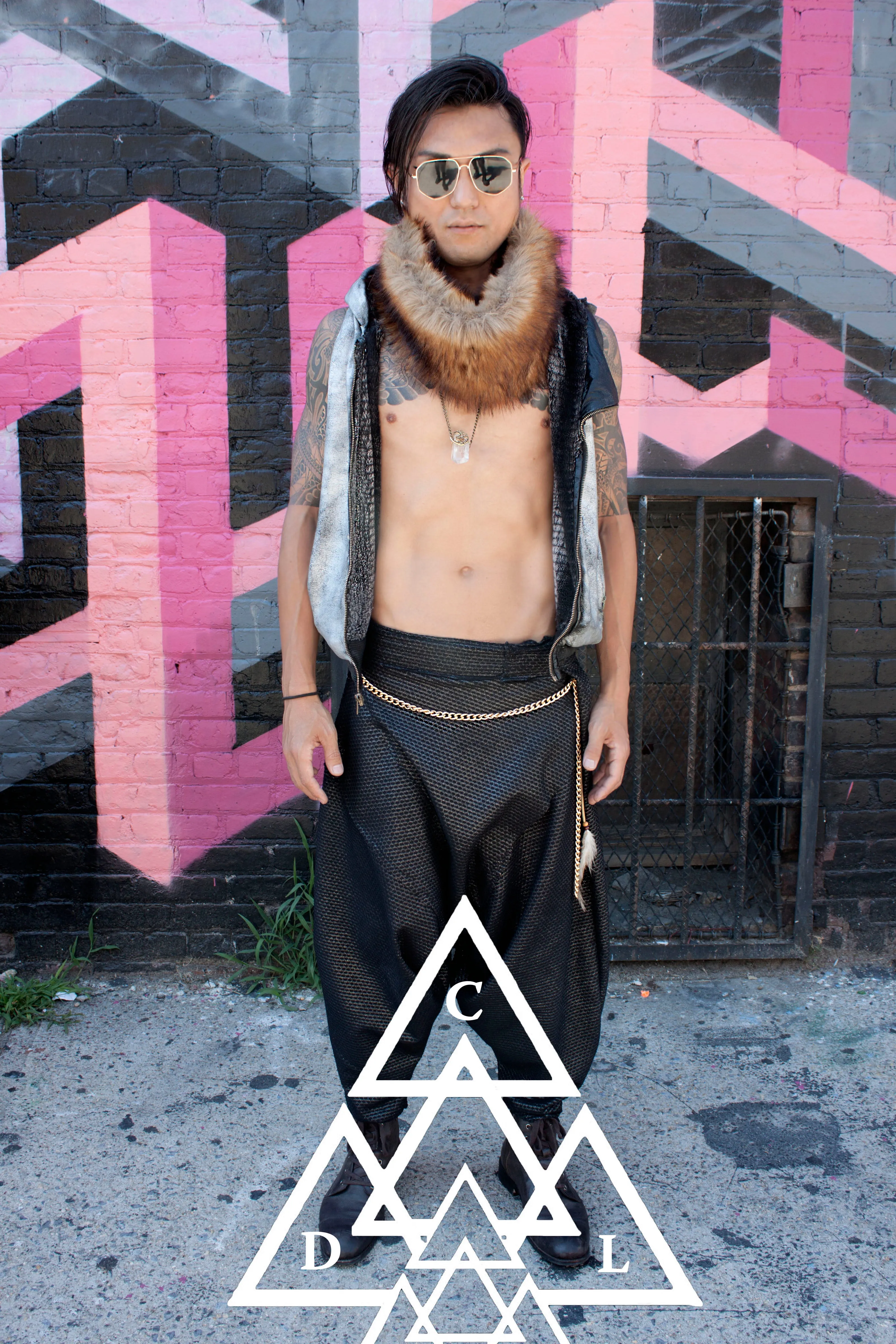 Chain Vegan Fur Accessory