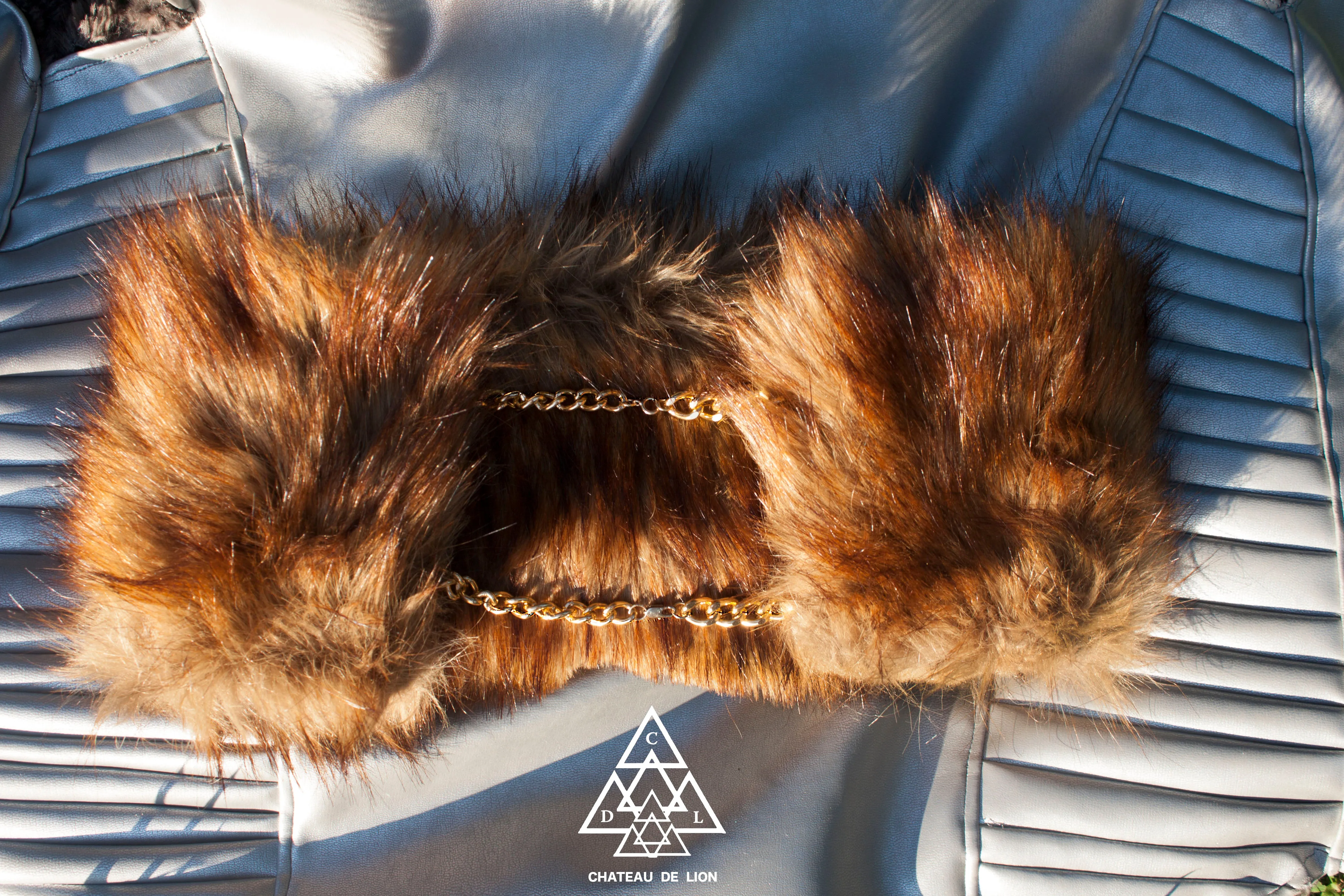 Chain Vegan Fur Accessory