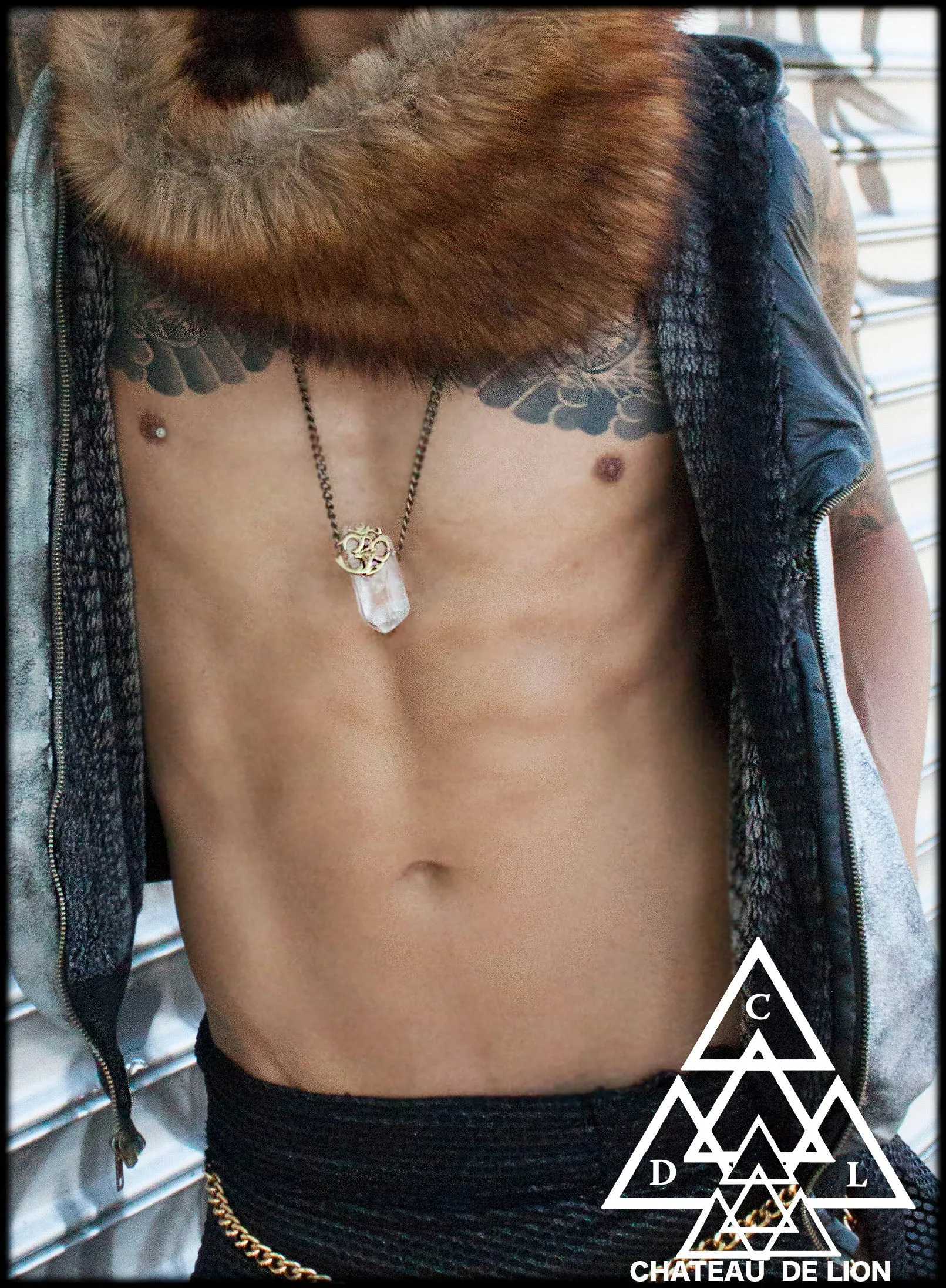 Chain Vegan Fur Accessory