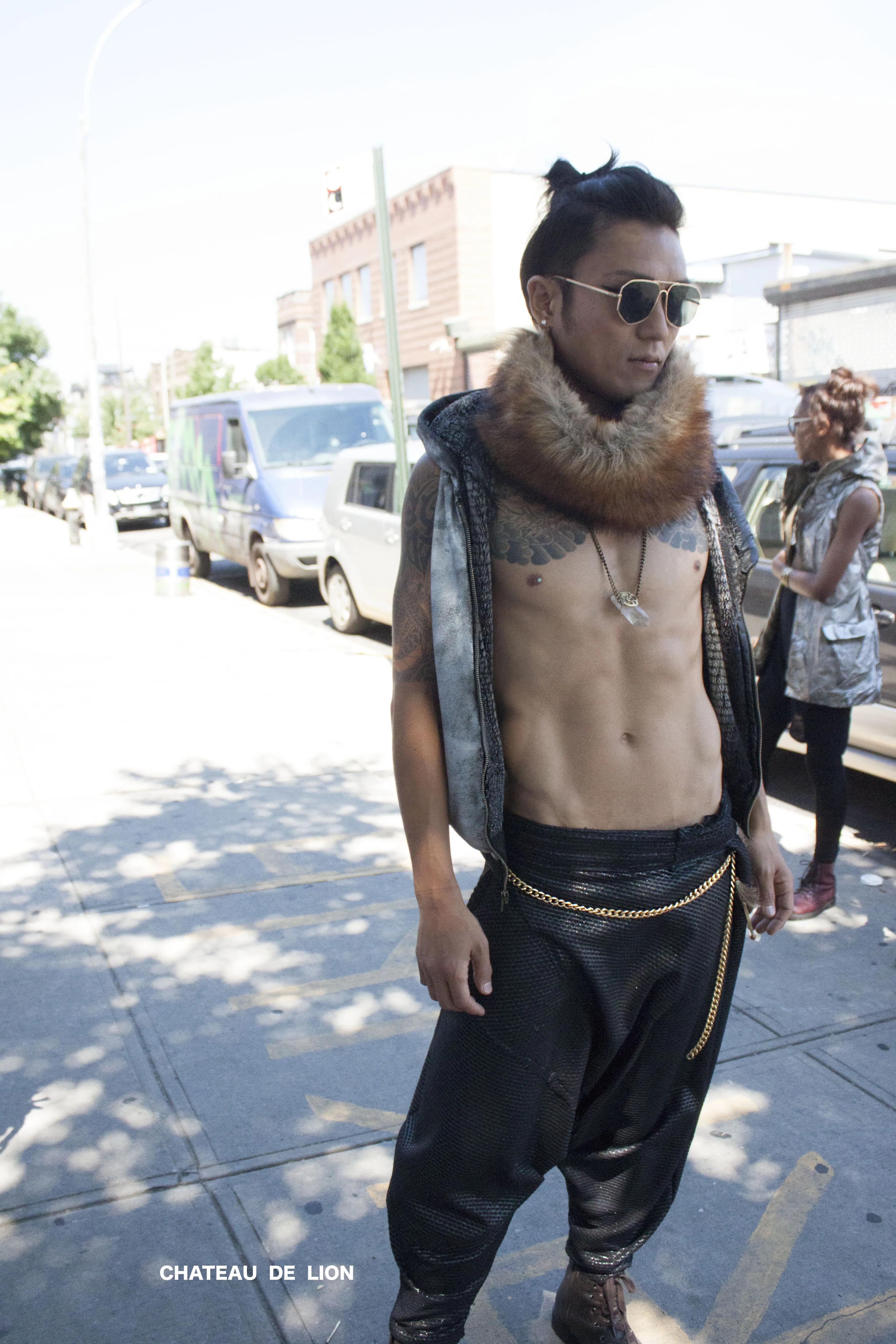 Chain Vegan Fur Accessory