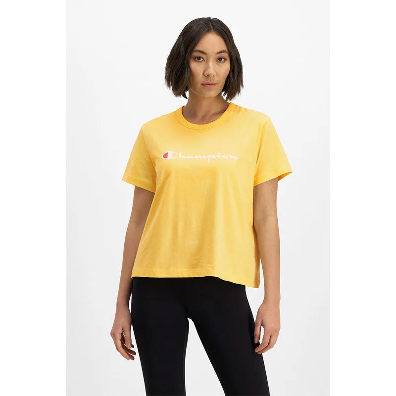 Champion Womens Script Boxy Tee