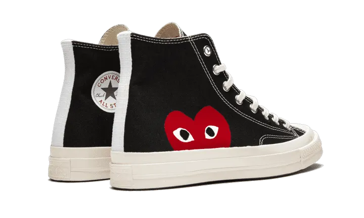 Chuck Taylor All-Star 70s Hi Comme des Garçons PLAY Black