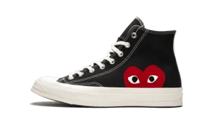 Chuck Taylor All-Star 70s Hi Comme des Garçons PLAY Black
