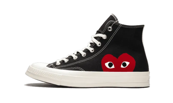 Chuck Taylor All-Star 70s Hi Comme des Garçons PLAY Black