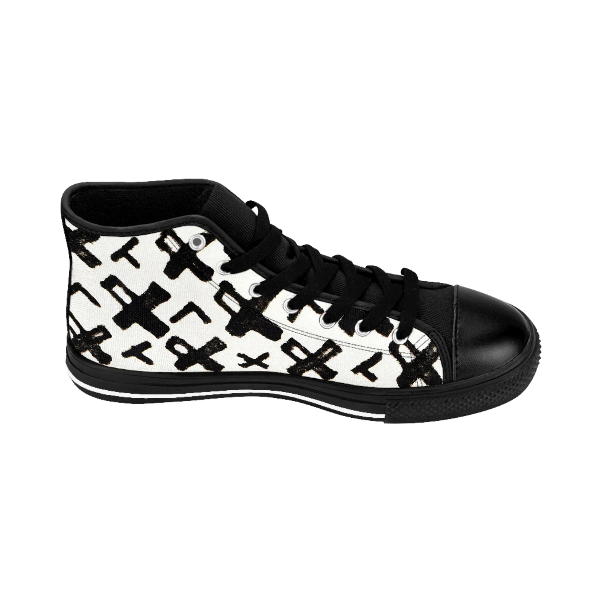 Cion Ethelbert - Women's Classic HIgh-Top Sneakers