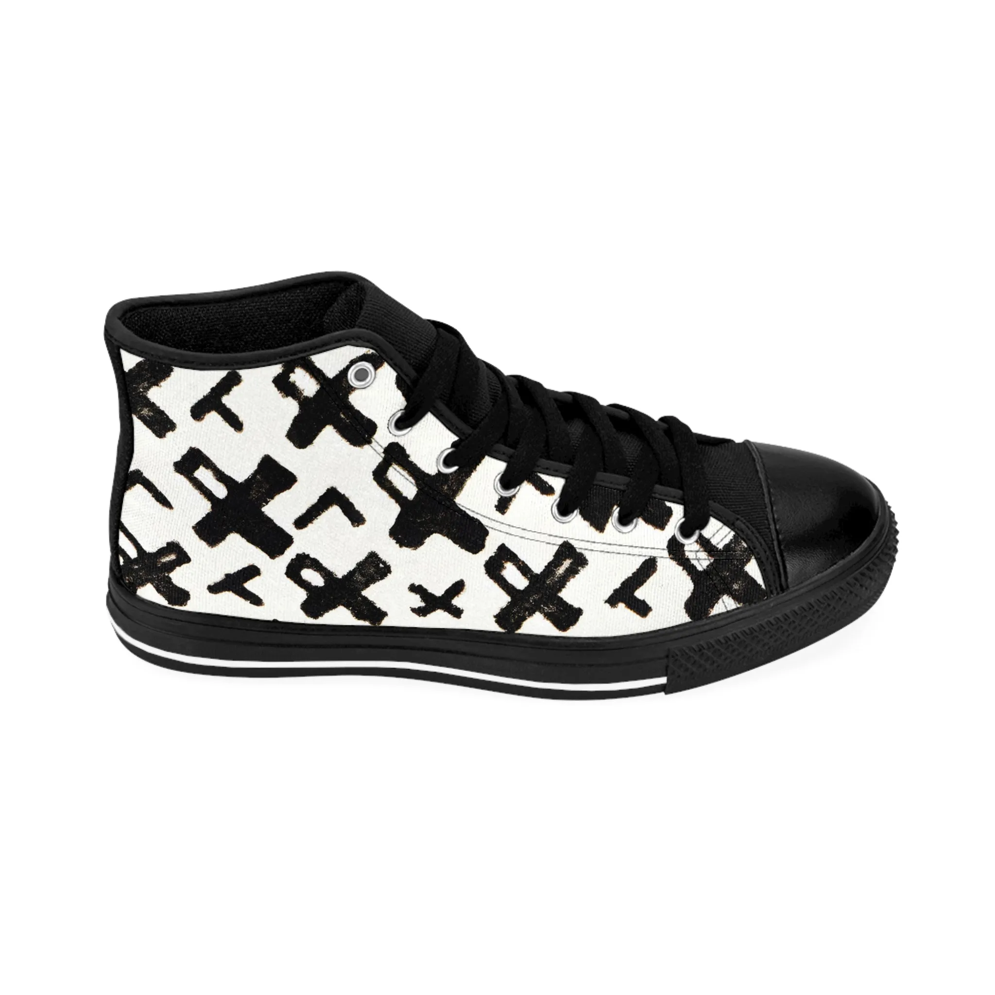 Cion Ethelbert - Women's Classic HIgh-Top Sneakers