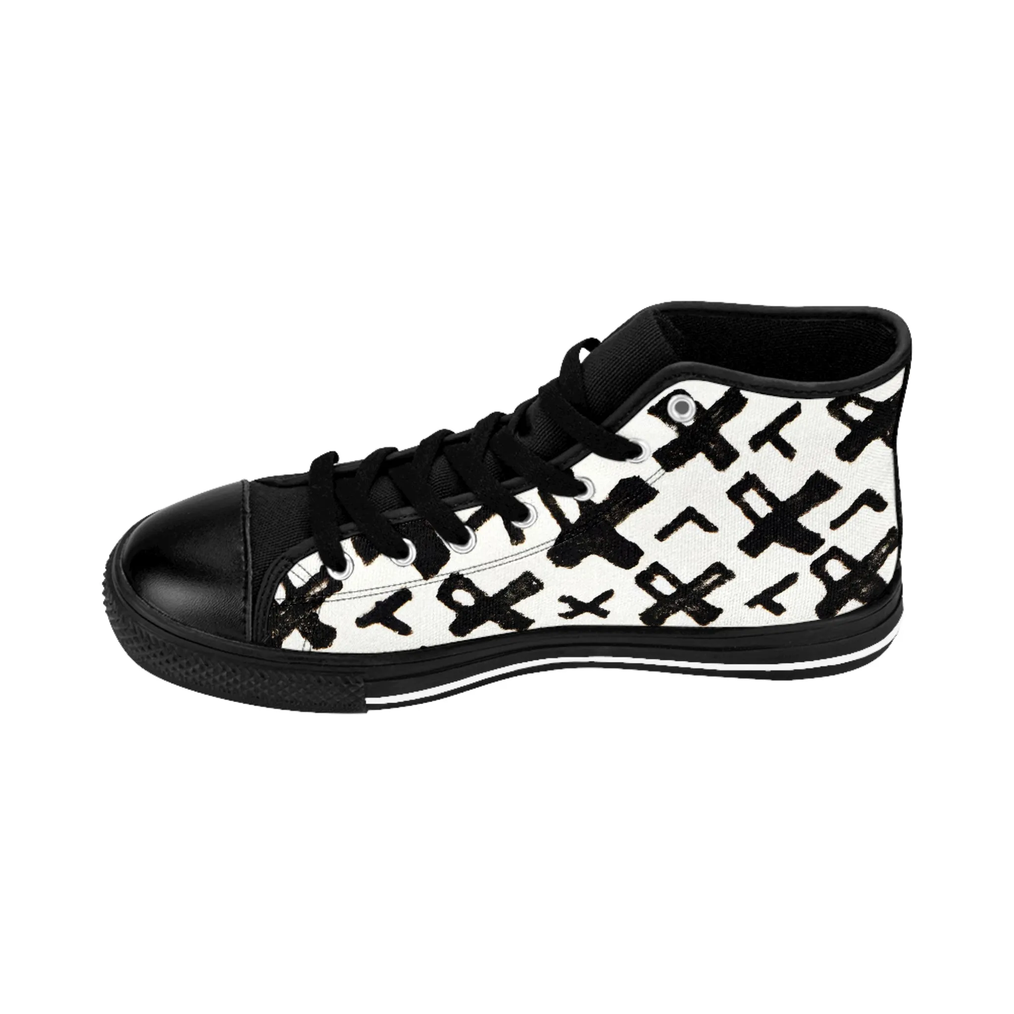 Cion Ethelbert - Women's Classic HIgh-Top Sneakers