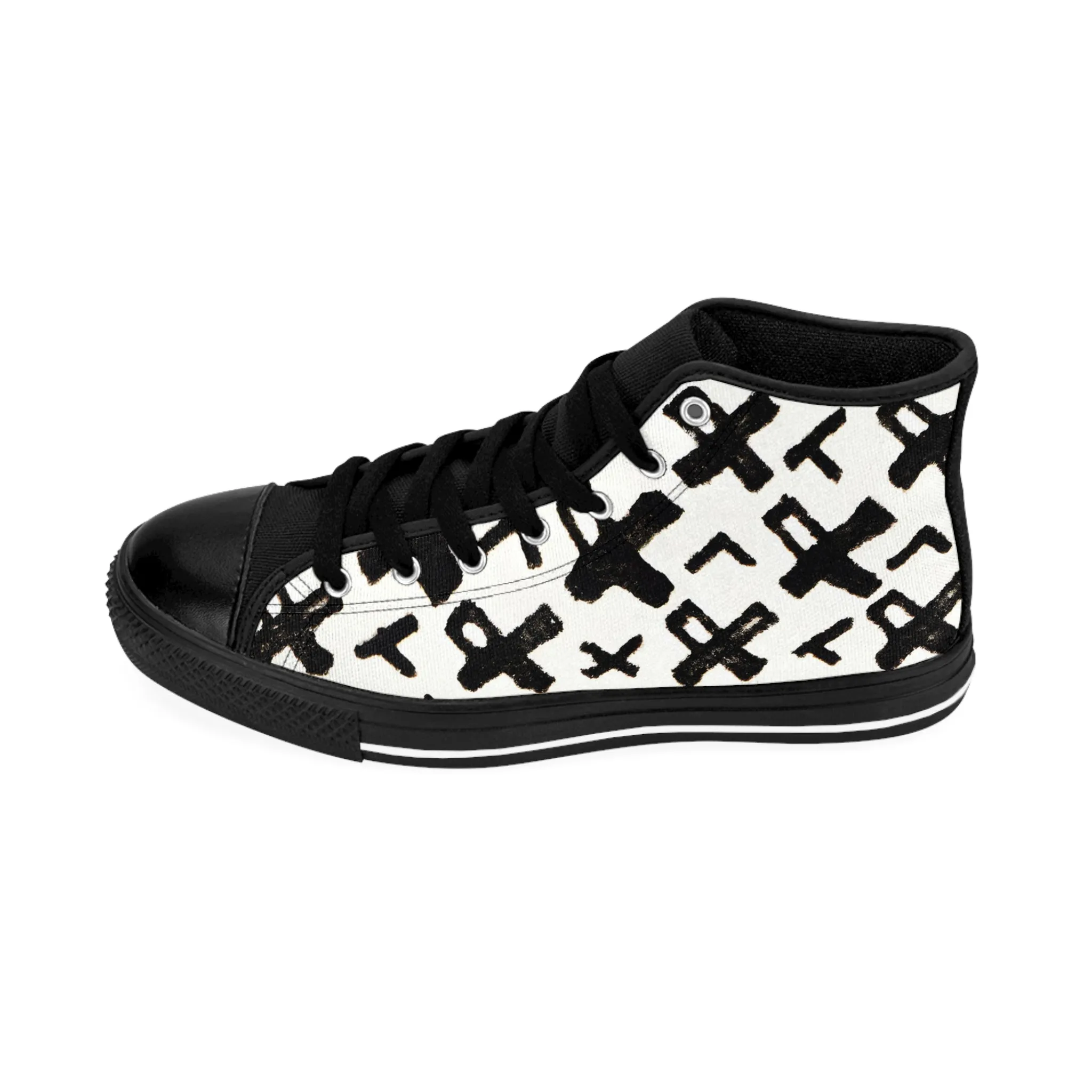 Cion Ethelbert - Women's Classic HIgh-Top Sneakers