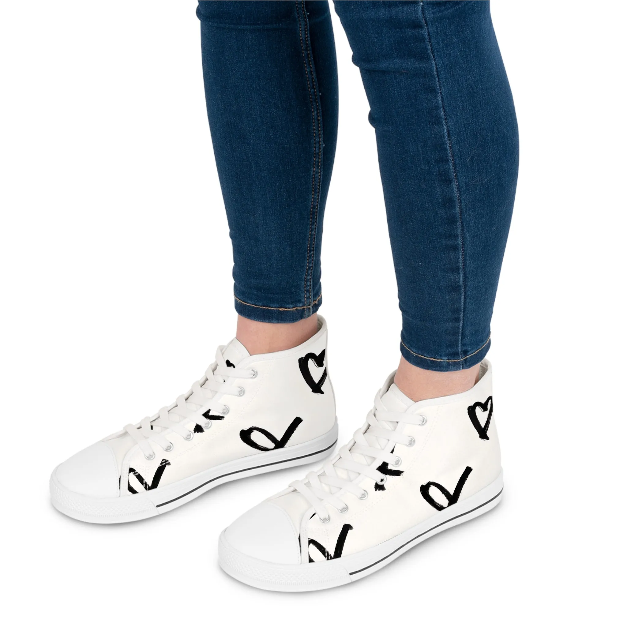 Cion Evelyn - Women's High-Top Sneakers