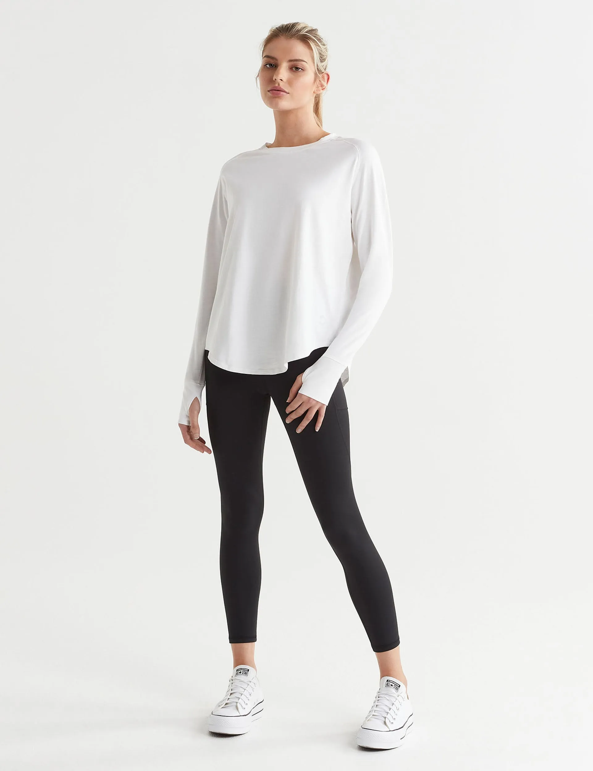 Clare Vintage Washed Slub - White
