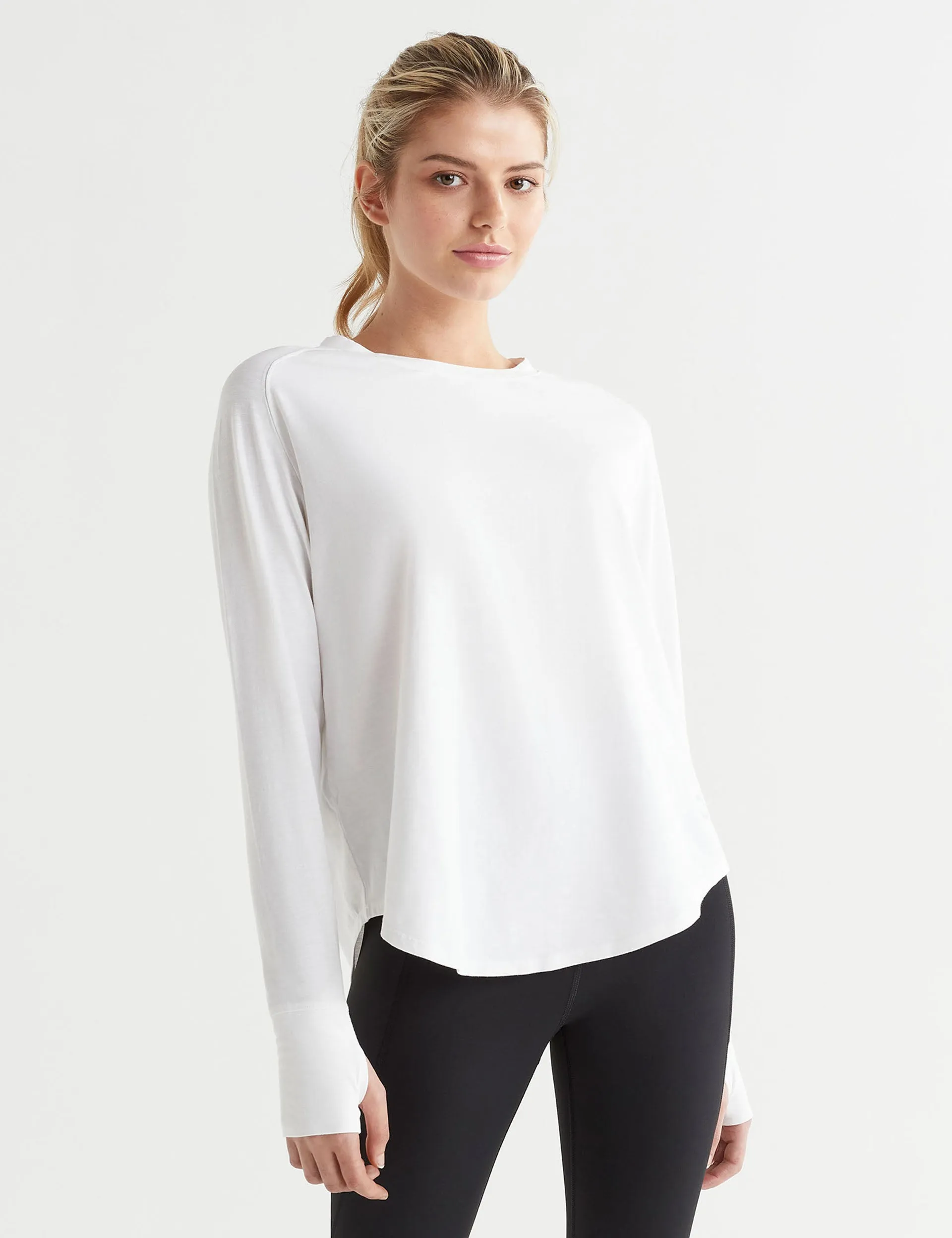 Clare Vintage Washed Slub - White