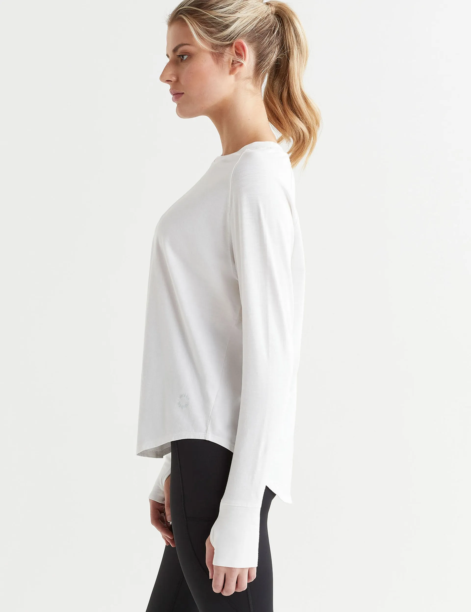 Clare Vintage Washed Slub - White