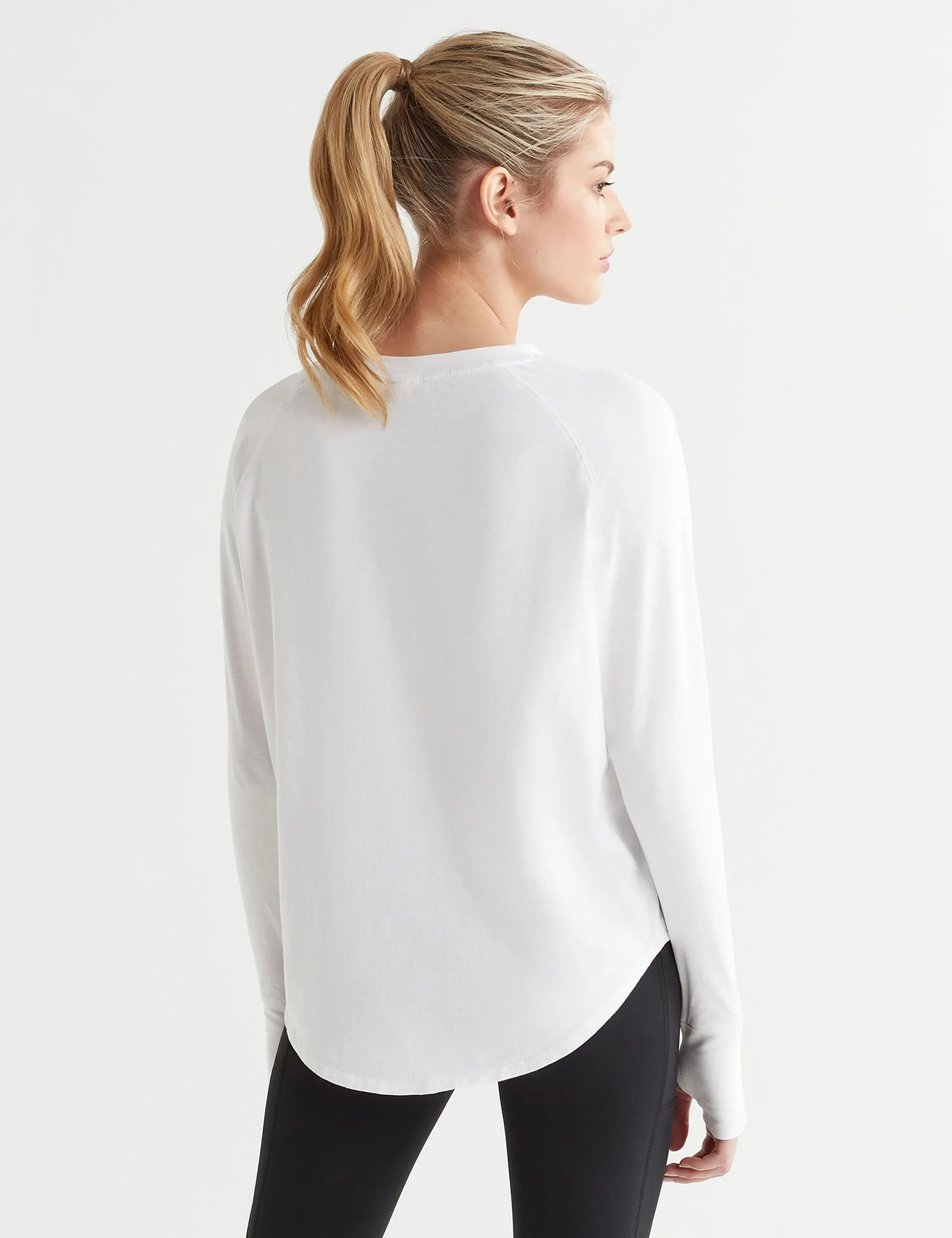 Clare Vintage Washed Slub - White