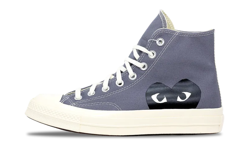 Converse Chuck Taylor Hi x CDG Comme Des Garcons PLAY Grey (171847C) Size 5-11