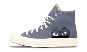 Converse Chuck Taylor Hi x CDG Comme Des Garcons PLAY Grey (171847C) Size 5-11
